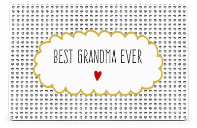 Produktbild von PPD Tray Best Grandma, Frühstücksbrettchen, Brettchen, Frühstück, Resopal, 14.3 x 23.3 cm, 661279