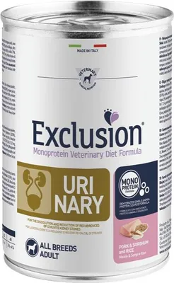 Produktbild von Exclusion Urinary Schwein, Reis & Hirse