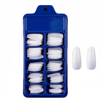Produktbild von Weiße Nagelspitzen - Acryl - 100 Stk