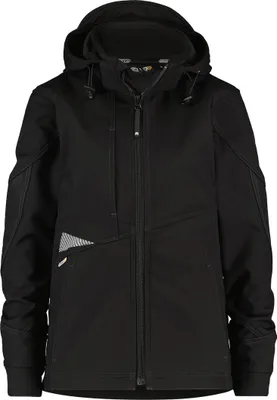 Produktbild von DASSY Softshelljacke GRAVITY Damen Gr. XL schwarz