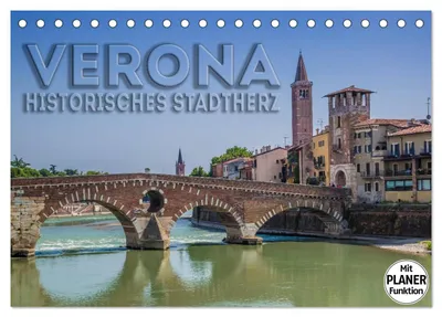 Produktbild von VERONA Historisches Stadtherz (Tischkalender 2027 DIN A5 quer), CALVENDO Monatskalender