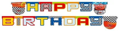 Produktbild von Cars 3 | Happy Birthday Girlande