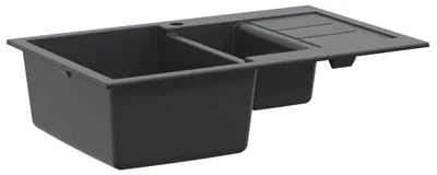 Productafbeelding van Keukenspoelbak met dubbele bak Graniet 80 x 50 x 30.5 cm