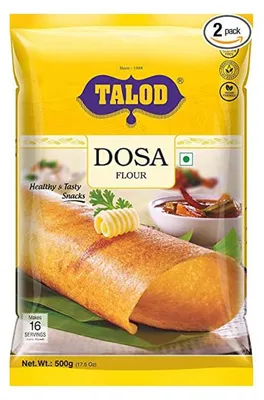 Zdjęcie produktu dla Mieszanka mączna Talod Dosa Flour Mix 500 g - chrupiące dosa