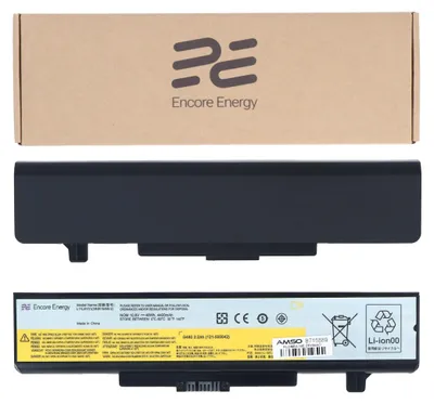 Produktbild von Encore Energy Akku für Lenovo G500 G510 G580 G710 G480 IdeaPad P580 Y480 Z480 48Wh 10.8V 4400mAh L11L6Y01
