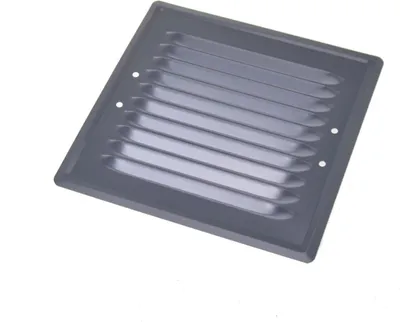 Obrázok produktu pre Vetracia mriežka Aqbau® so svorkami 165 x 165 mm Mriežka na ochranu pred poveternostnými vplyvmi Mriežka na odvod vzduchu (grafit)