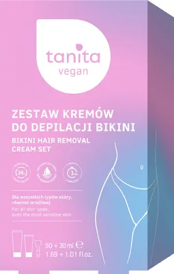 Produktbild von TANITA Bikini Enthaarungscreme-Set (Enthaarungscreme 50 ml + Nachbehandlungsbalsam 30 ml)