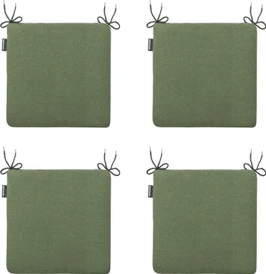 Produktbild von Madison - Sitzkissen Panama grün - Ca. 40x40 cm - 4er-Set