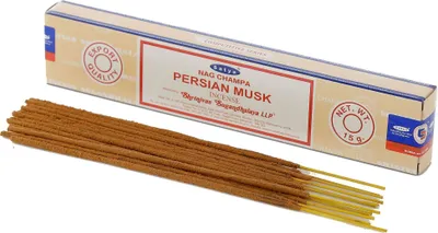 Produktbild von Räucherstäbchen - Satya Nag Champa - Persian Musk - indische Duftmischung 1x 15 Gramm