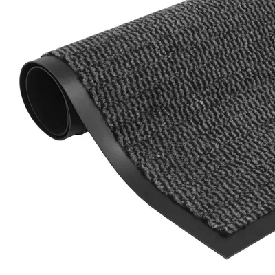 Zdjęcie produktu dla Prostokątna Wycieraczka Przed Drzwi 40 X 60 Cm, Antracytowa Lumarko!