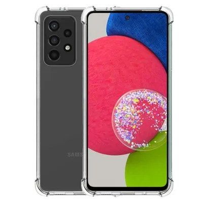 Produktbild von Smartphonica TPU Hartschalenetui für Samsung Galaxy A52s 5G stoßfest transparent