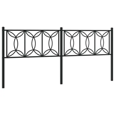 Produktbild von Ersatz-Kopfteil Metall Schwarz 200 cm