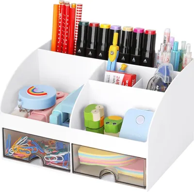 Produktbild von Famanu Büro-Organizer mit Schublade - Multifunktional für Zuhause und Büro