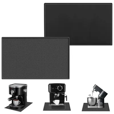 Produktbild von Silikonmatte für Kaffeemaschine, 48 x 30 cm, Schwarz