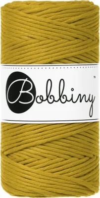 Immagine prodotto di Bobine Filato Macramè Regular 3mm Giallo piccante - 1 pezzo