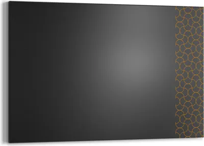 Produktbild von DEQORI Kreidetafel 60x40 cm 'Geometrisches Netz' Tafel Wandtafel Schreibtafel