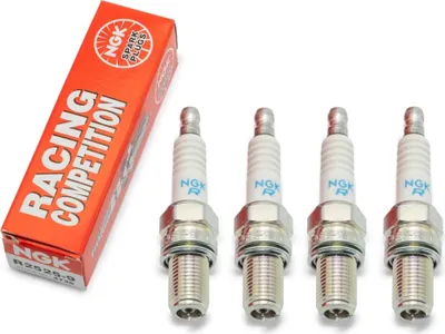 Produktbild von Zündkerzen Set NGK 4x R2525-9 Racing-Zündkerze / Rennzündkerze entstört, Elektrodenabstand 0,90mm, 4735