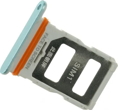 Produktbild von Simkarten Halter für Xiaomi Mi 12 lite - Tray Fach Schublade Schlitten Grün