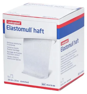 Zdjęcie produktu dla BSN Elastomull® samoprzylepny, elastyczny bandaż mocujący 10 cm x 20 m | opakowanie (1 bandaż)