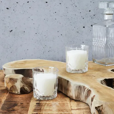 Image de Coffret 2 Bougies Parfumees Verre A Whisky