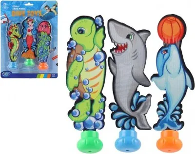 Obrázek produktu pro Sada pro potápění plast 2 druhy na kartě 19x25,5cm