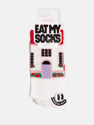 Produktbild von Socken mit Flachhausmuster