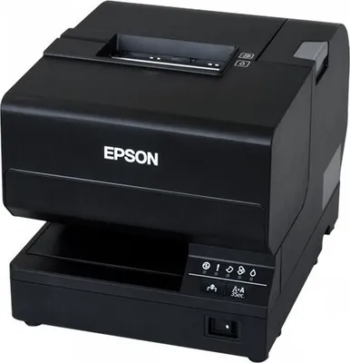Produktbild von Epson TM-J7200 (301) W/O MICR Epson TM-J7200 (301) W/O MICR,BLACK,INC PSU, EU, Schwarz, USB 2.0 Typ B, Ethernet-Schnitt, Full Cut, PS-180 und#x0026/ EURO AC cable, Tintenpatrone, PS-180, Stromkabel, Einschaltknopfdeckel, Rollenpapier, USB-Kabel, Bedienungsanleitung (CD) (C31CF69301)