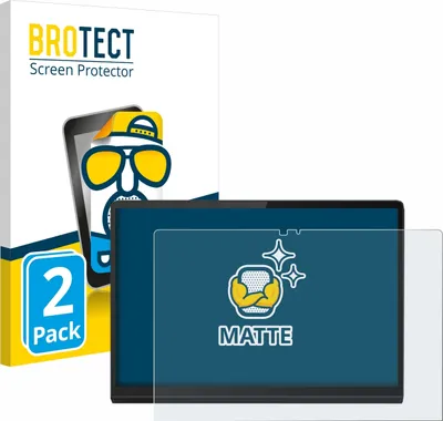 Produktbild von 2x BROTECT Schutzfolie für Lenovo Yoga Tab 13 Displayschutz Displayschutzfolie Folie Matt Entspiegelungsfolie