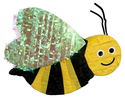 Produktbild von Pinata "Glitzer Biene" | 42 x 39 x 7,5 cm