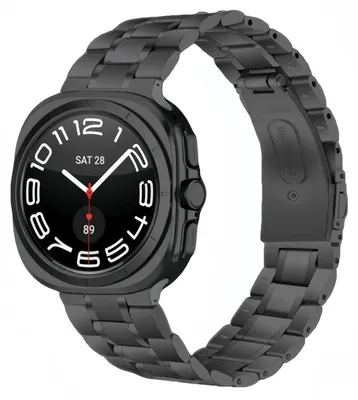 Immagine prodotto di Bracciale in metallo in acciaio inossidabile per orologio Samsung Galaxy Watch 9 / 8 / 8 Classic, con cinque perline
