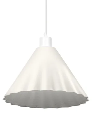 Obrázek produktu pro Závěsná lampa LEDVANCE z bílé dekorační buničiny, kov a papírmašé, E27, průměr 310 mm, stínidlo z recyklovaného materiálu, udržitelná díky vyměnitelnému světelnému zdroji, snadná instalace