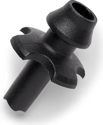 Schwarze Carbon-Spitze für Wanderstöcke von Black Diamond; geeignet für verschiedene Untergründe.