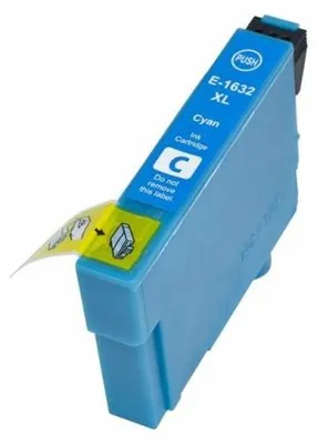 Image de Cartouche d'encre compatible avec Epson T1632 / T16 XL cyan pour WorkForce WF-2010 2110 2510 2520 2530 2540 2630 2650 2660 2750 2760