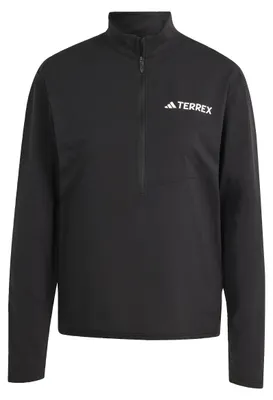 Produktbild von adidas Damen Terrex Multi Climacool Half Zip Long Sleeve Shirt, Black, 3XS