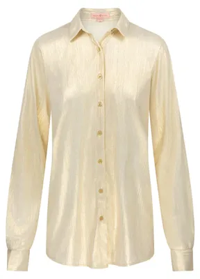 Produktbild von Moda Minx Strandshirt Shimmering Lights mit tollem Schimmer Ivory S/M