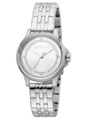 Produktbild von Esprit ES1L144M0055 Bent Silver MB Uhr Damenuhr Edelstahl silber