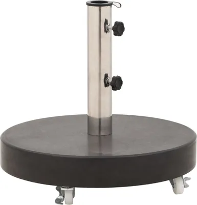 Immagine prodotto di Supporto per ombrellone granito 30 kg rotondo nero