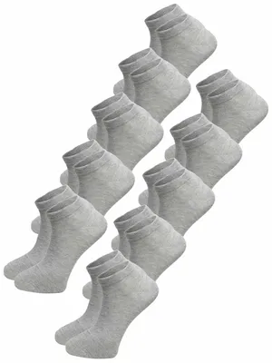 Produktbild von Tazzio Herren Sneaker Socken 10er-Pack A906 (Grau, 35-38)