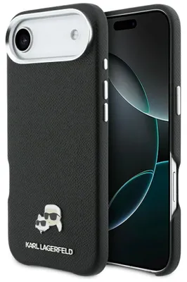 Obrázok produktu pre Kufor Karl Lagerfeld Karl & Choupette Head Pins Saffiano MagSafe pre iPhone Air - čierny