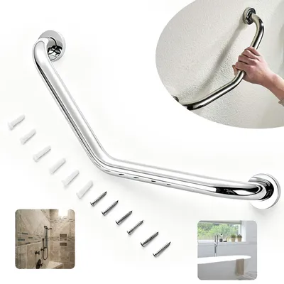 Produktbild von Edelstahl Dusche Haltegriff, Wandhalterung-Stützgriff für das Badezimmer, Bad Haltestange