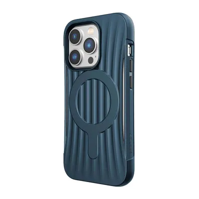 Productafbeelding van Raptic X-Doria Case, hoesje, etui, behuizing, compatibel met MagSafe, voor iPhone 14 Pro, blauw