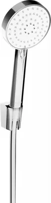 Produktbild von Mexen R-75 Kopfbrausegarnitur mit Regenbrause und Thermostatmischer, Chrom/Weiß - 785755052-02