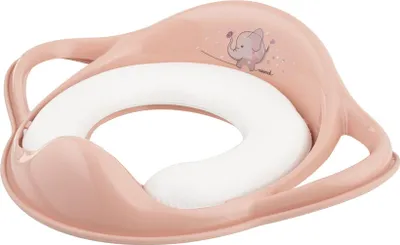 Obrázek produktu pro MALTEX Redukce na WC s úchyty měkká Sloník Minimal - peach rose