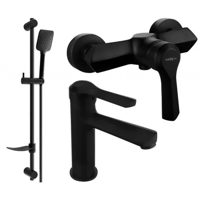 Obrázok produktu pre Mexen Sabre DF62 sprchová súprava, čierna - 72104DF62-70