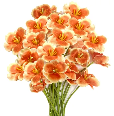 Immagine prodotto di Set di 20 tulipani artificiali arancioni