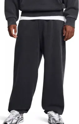 Immagine prodotto di Pantaloni da jogging uomo Under Armour Icon, tessuto felpato pesante, colore nero, taglia XS