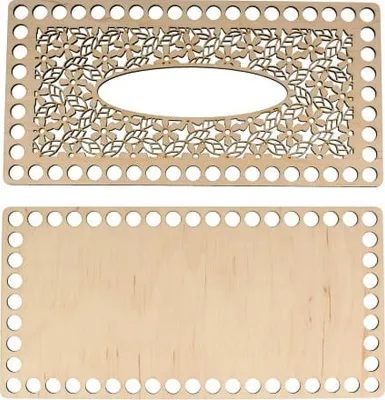 Produktbild von Sperrholzbasis, verschiedene Designs und Größen, Korbbasis, Häkelkorb, Naturholzboden, Holzkorbbasis, Häkelkorb-Webzubehör