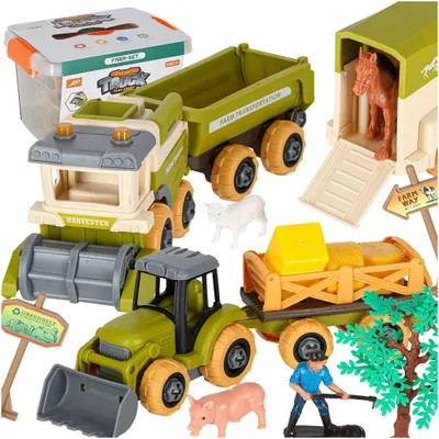 Zdjęcie produktu dla Farma traktor maszyny rolnicze ciągnik do skręcania zwierzęta wkrętarka