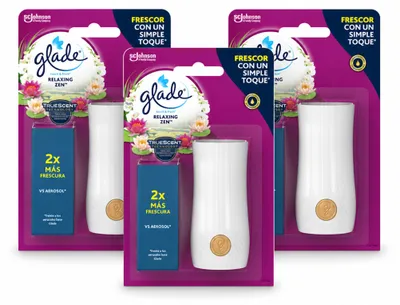 Obrázek produktu pro 3x Difuzér vůní Glade Touch & Fresh Relaxing Zen, 10 ml - výhodná sada - 3 kusy