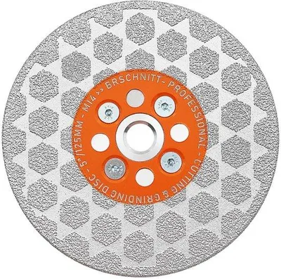 Produktbild von Diamantschijf für Steinbearbeitung 125 mm, Vacuümgeschweißt, Silber